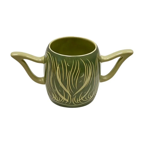 Disney Store Star Wars Yoda Mug Green Wide Handles - Picture 2 of 10